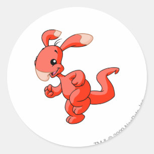 Sticker Rond Rouge Blumaroo