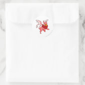 Sticker Rond Rouge Eyrie (Sac)