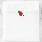 Sticker Rond Rouge Kiko (Sac)