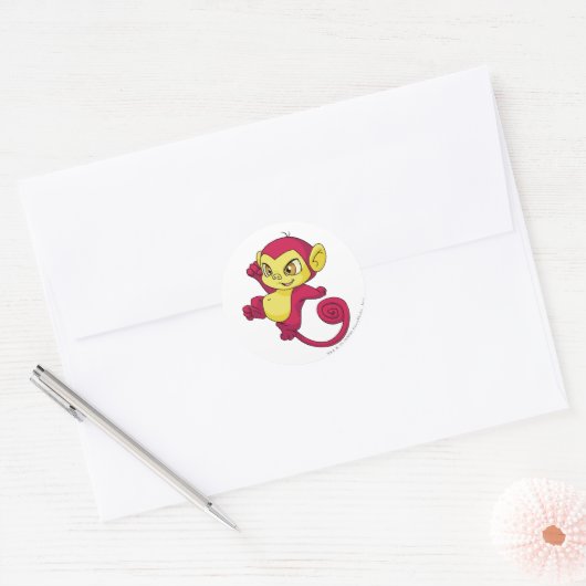 Sticker Rond Rouge minci (Enveloppe)