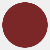 Sticker Rond Rouge sang (Devant)