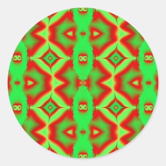 Sticker Rond rouge sauvage (Devant)