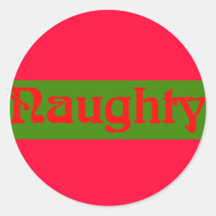 Sticker Rond Rouge vilain sur le vert
