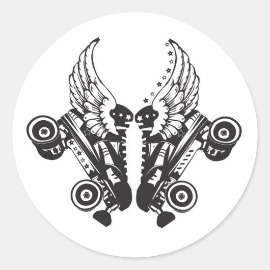 Sticker Rond rouleau (Devant)