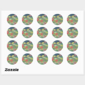 STICKER ROND ROULEAU D'AUTOCOLLANTS (Feuille)