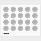 STICKER ROND ROULEAU D'AUTOCOLLANTS (Feuille)