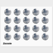 STICKER ROND ROULEAU D'AUTOCOLLANTS  (Feuille)