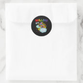 Sticker Rond Rouler Dans 10 Roller Skates Patinage Bdaypy (Sac)