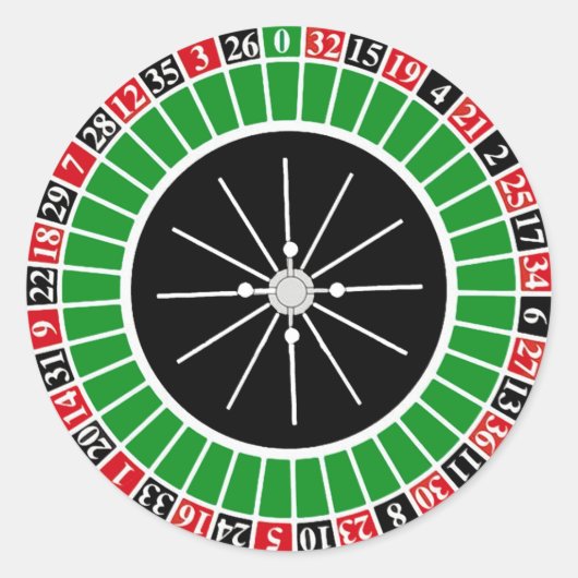 STICKER ROND ROULETTE (Devant)