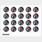 Sticker Rond Roulette (Feuille)