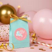 Sticker Rond Roulons Fun Retro Throwback Rollerskate Vibe