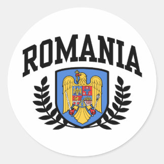 Sticker Rond Roumanie