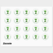 Sticker Rond Round address labels (Feuille)
