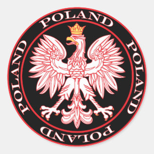 Sticker Rond Round Red Polish