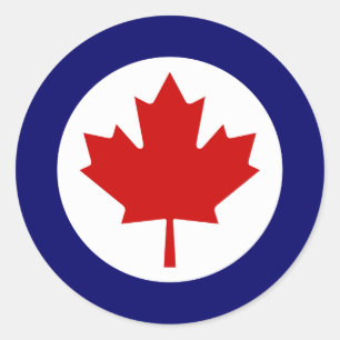 Sticker Rond Roundel canadien