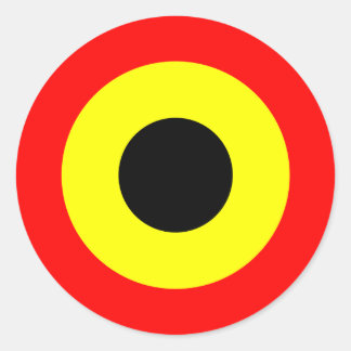 Sticker Rond Roundel de la Force aérienne de Belgique