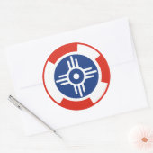 Sticker Rond Roundel de l'escadron aérien Wichita (Enveloppe)