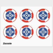 Sticker Rond Roundel de l'escadron aérien Wichita (Feuille)