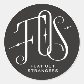 Sticker Rond Roundel des étrangers à plat