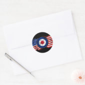 Sticker Rond Roundel Mods USA - Scooter cible (Enveloppe)
