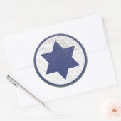 Sticker Rond Roundel Rustique de l'armée de l'air israélienne B (Enveloppe)