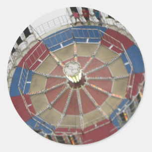 Sticker Rond Roundup Amusment Park Ride