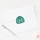 Sticker Rond Route 120 (Enveloppe)