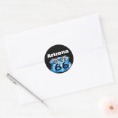 Sticker Rond Route 66 (Enveloppe)