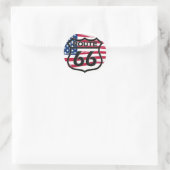 Sticker Rond Route 66 (Sac)