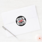 Sticker Rond Route 66 (Enveloppe)