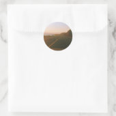 Sticker Rond Route de Malibu (Sac)