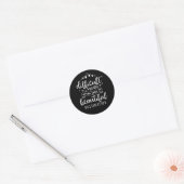 Sticker Rond Routes difficiles (Enveloppe)