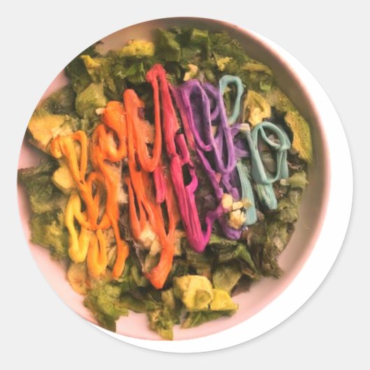 Sticker Rond "Roving Reverie" (Devant)