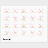 Sticker Rond Royal Princess (Feuille)