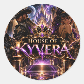 Sticker Rond Royaume Fantastique Royal de la Maison de Kyvera