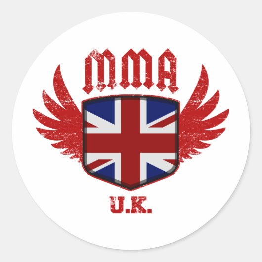 Sticker Rond Royaume-Uni (Devant)