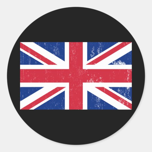 Sticker Rond Royaume-Uni Grande-Bretagne Angleterre anglais dra (Devant)