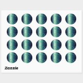 Sticker Rond RPG Luxe | Gamer Tabletop Imaginaire turquoise per (Feuille)