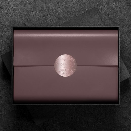 Sticker Rond RPG Luxe | Mauve Imaginaire Tabletop Gamer personn