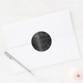 Sticker Rond RPG Luxe | Onyx Imaginaire Tabletop Jeu Dice Perso (Enveloppe)