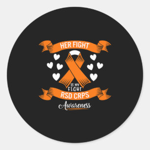Sticker Rond Rsd Crps Sensibilise Sa Lutte Contre Le Complexe D