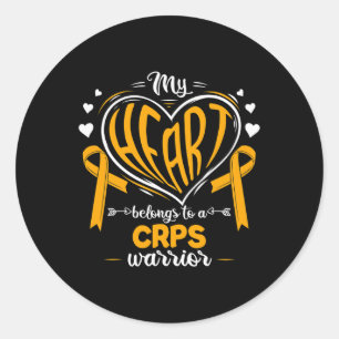 Sticker Rond Rsd Mon Coeur Appartient À Un Lauréat Des Crps Gue