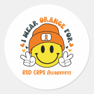 Sticker Rond RSD RCPS Sensibilisation au ruban Cadeaux de souti