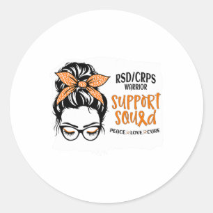 Sticker Rond Rsdcrps Équipe de soutien à la sensibilisation des