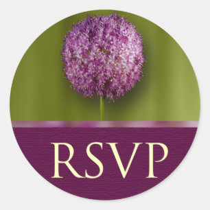 Sticker Rond RSVP Mariage Anniversaire Et Enveloppe Événement S