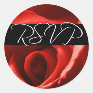 Sticker Rond RSVP Mariage Anniversaire Et Enveloppe Événement S
