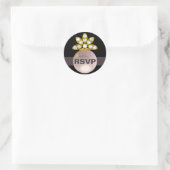 Sticker Rond RSVP Perle rose (Sac)