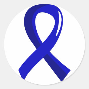 Sticker Rond Ruban bleu Ankylote Spondylitis 3