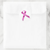Sticker Rond Ruban Cancer du sein (Sac)