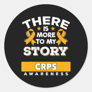 Sticker Rond Ruban de sensibilisation à l'algodystrophie - Cade